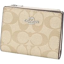 COACH 折り財布 新品 ライトカーキ 最新作 お札入れ 小銭入れ 限定品 最新作 COACH コーチ 折り財布 新品 カーキ×ホワイト レザー