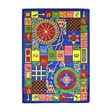 Joy Carpets Kid Essentials Active Play & Juvenile Teacher's Pet Rug Multicolored 7'8 x 10'9 [並行輸入品]