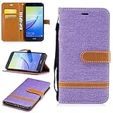 Huawei P10 Lite ケース Huawei P10 Lite ケース, OMATENTI 100％手作り 高級PUレザー ケース 手帳型 保護ケース カード収納ホルダー付き 横置きスタンド機