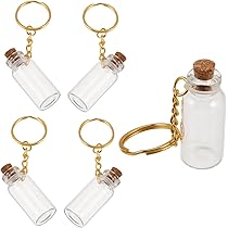 ミニガラス瓶キーホルダー　50個 楽天市場】小瓶 キーホルダーの通販