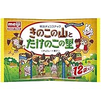 明治 きのこたけのこ袋 12袋