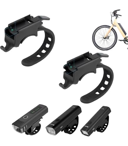 Amazon.co.jp: 自転車ライト部品 自転車用ライトホルダー 新型
