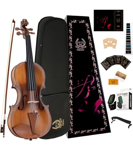 Amazon | Cecilio CVN-320L Solidwood Ebony Fitted Left-Handed