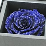 プリザーブドフラワー ダイヤモンドローズ (エクセレントブルー)