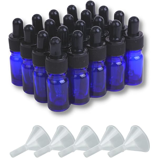 Amazon | Teenitor 遮光瓶 スポイト 5ml 遮光ビン 10本 アロマ