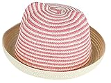 Plus Nao(プラスナオ) 麦わら帽子 ベビー 子供用 キッズ ストローハット ぼうし ハット バイカラー 女の子 男の子 可愛い リゾート ビーチ - ピンク