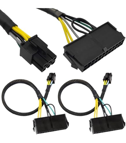 Amazon.co.jp: GAOHOU 24ピンto 8ピン電源ケーブル DELL