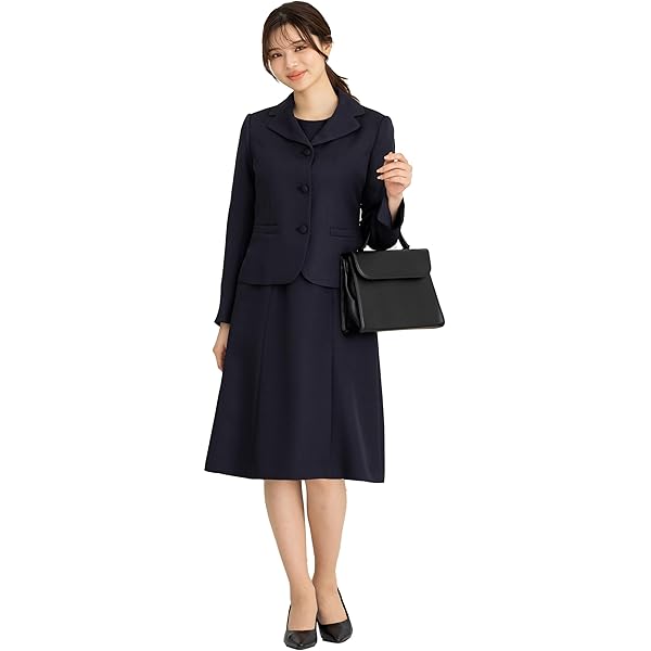 Amazon | [ブラックギャラリー] お受験スーツ ワンピース ネイビー 7号