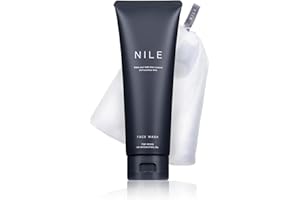 NILE 濃密泡洗顔 メンズ レディース クリーム洗顔せっけん (洗顔ネット付き(BERGAMOT（ベルガモット）の香り))