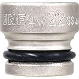 トネ(TONE) インパクト用ショートソケット 4NV-22SS 差込角12.7mm(1/2") 二面幅22mm