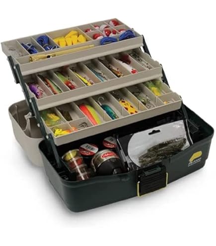 Flambeau Outdoors Frost Series 3-Tray Tackle Box 6383FG, Green : Flambeau Outdoors Sports, Fitness & Outdoors