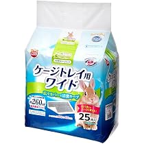 Amazon | マルカン うさぎのケージシーツ ワイド 25枚 | マルカン