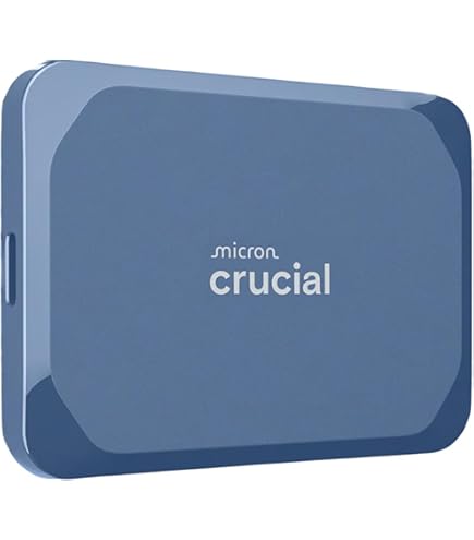 Crucial X9 4TB Portable SSD - up to 1050MB/s - PC and Mac, with