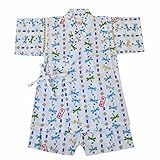 甚平スーツ キッズ ボーイズ 男の子　子供 夏物 ドラゴン 花火 和柄 水玉 夏祭り fo-jink120cmNo.11