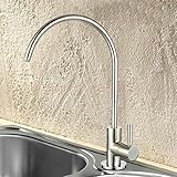 Boen ss105鉛フリー水清浄機蛇口Sus 304ステンレス鋼飲料水の蛇口キッチンフィルターろ過システムwith 1 / 4インチチューブクイックコネクタ、つや消し仕上げ
