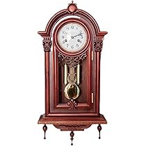 Amazon.co.jp: レトロな機械式振り子時計 84cm 壁掛け時計