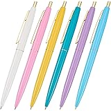 Bicジャパン ビック(Bic) ボールペン クリックゴールド 0.5 油性 黒 なめらか パステルカラー 6本セット CLG05-PST