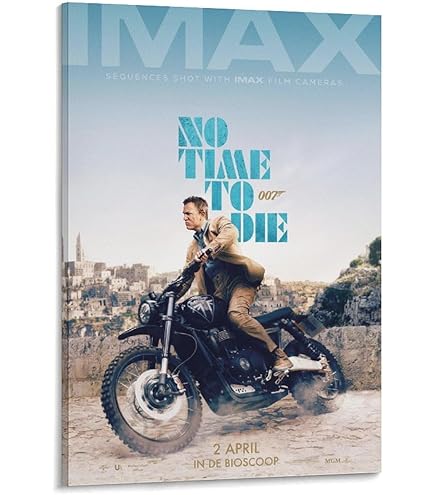 Amazon.co.jp: 【フレーム付-黒-】映画ポスター 007 ノータイムトゥ