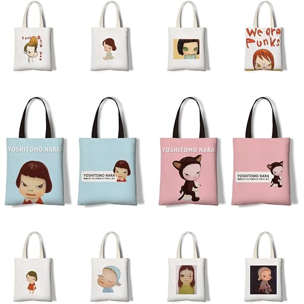 Amazon | [DEHIWI] なら よしとも 奈良美智 トート バッグ レディース