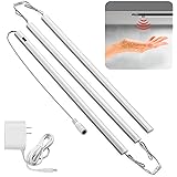 AuyiHomu バーライト LED キッチンライト タッチレス 調光 マグネット 連結可能 40cm 12V 間接照明 明るい 薄型 スリム 工事不要 棚下/台所/洗面所/パソコン照明/読書(昼光色/6000K)