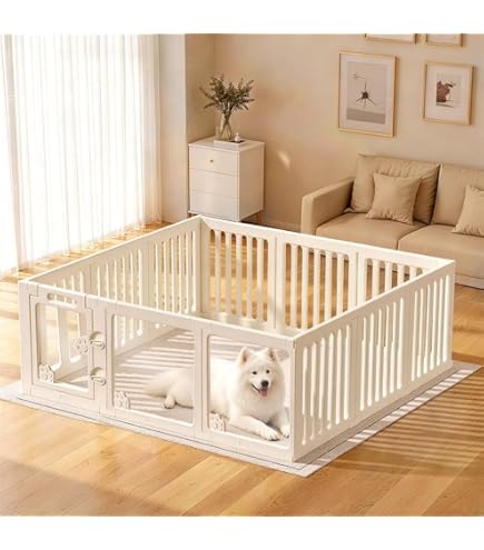 Amazon | HAKOPE 【圧迫感のないクリアサークル】 ペットサークル 犬