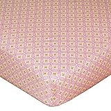 Lolli Living Poppy Seed Fitted Sheet - Orchid Tigerlily by Living Textiles Baby & Kids (USA), LLC [並