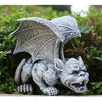 Amazon.co.jp: 【Russel】ガーデン オブジェ デーモン 悪魔 石像