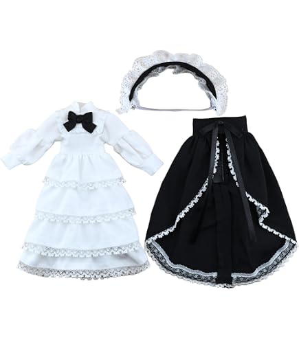 ビスクドールドール用ドレス・ヘッドドレス・セットです♪ Amazon.co.jp: predolo 1/12 BJDドール用ドレス、ヘッドウェア