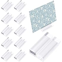 Amazon | カードスタンド アクリル 透明 10個入り メモスタンド カード