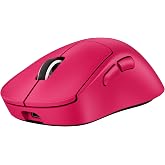 Logicool G 8000Hz ポーリングレート PRO X SUPERLIGHT 2 DEX 44K DPI ワイヤレス ゲーミングマウス GPROXSL-WLDEXMG エルゴノミクス 右手 軽量 60g LIGHTFORCE ハイブリッドス