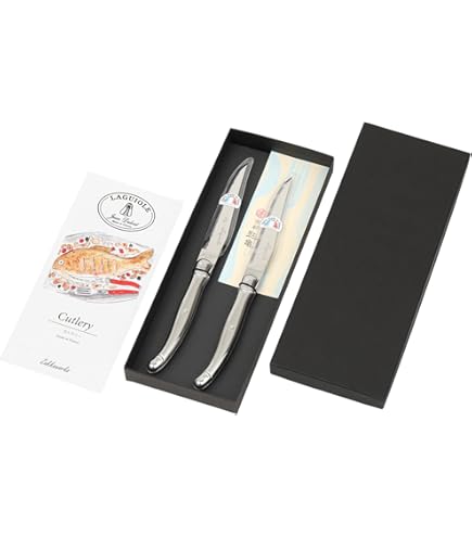 Amazon.co.jp: Laguiole By FlyingColors ステンレス製ステーキナイフ6