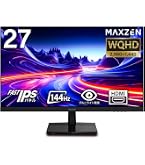 Amazon.co.jp: MAXZEN ゲーミングモニター 27インチ WQHD(2560×1440