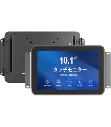 Amazon.co.jp: GreenTouch 10.1 インチ 10 ポイント フロント 防水