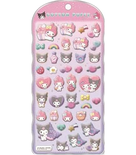 Amazon | クラックス コットンパフィー シール キャラクターズシール