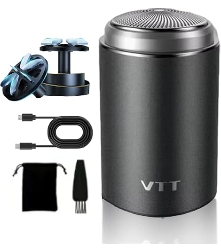 Amazon | VTTドイツポータブルミニシェーバー、シェーバーメンズ 電動
