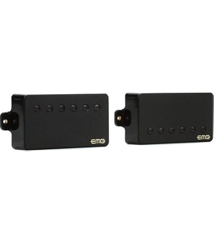 Amazon.co.jp: EMG 57/66 Bridge and Neck Humbucker Guitar Pickups