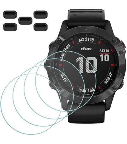 Fenix Sapphire Titanium Screenprotector Geschikt Voor Garmin