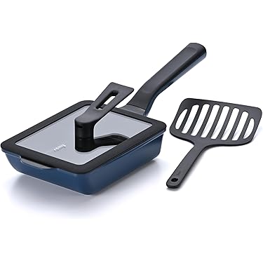 フライパン 取り外し可能 収納しやすい 直径21cm 淡色 フライ返し付き