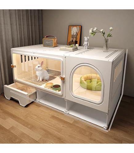 Amazon.co.jp: 【もちつき】うさぎ用ケージ 弐番館 北欧デザイン