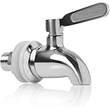 ステンレス製 瓶蛇口 焼酎サーバー用コック ビール 飲み物 イグルージャグ お酒容器 容器用蛇口 ディスペンサー ワイン容器 注ぐ交換蛇口 タップ 16mm