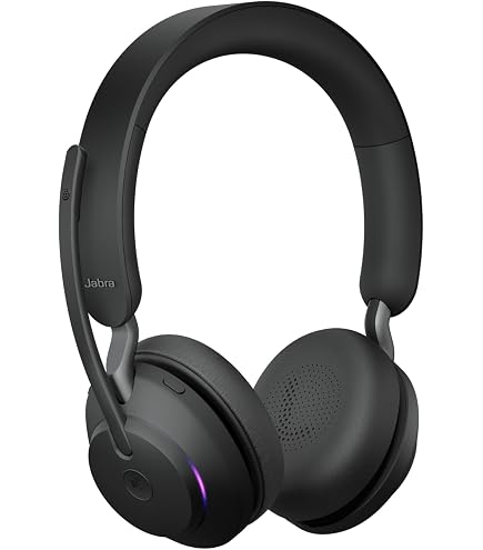 Jabra Evolve2 65 UC Wireless Headphones with Link380a, Stereo