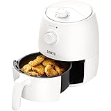 SAMKYO ノンフライヤー エアフライヤー 2L コンパクト 1-2人用 一人暮らし ノンフライヤー機 電子レシピ付き 電気フライヤー 油なし ヘルシー フライヤー ホワイト