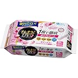 エリエール キレキラ! トイレクリーナー つめかえ用 20枚(10枚×2パック) ハッピーローズ 230×330mm 1枚で徹底おそうじシート