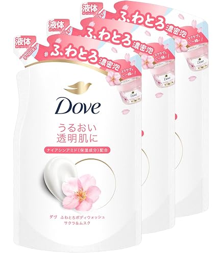Amazon | Dove(ダヴ) ボディソープ ふわとろボディウォッシュ ザクロ