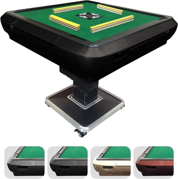 【Fully Automatic】ー雀鳳ージャンホウー Fully Automatic Mahjong Table, Mahjong Table, Mahjong, Silent, For Home Use, With Casters, 3-Player Game Compatible, USB Charging, Compact, 1.1 in (28 mm), 1.3 in (33 mm - 1