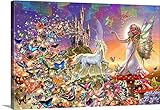 Adrian Chestermanプレミアムシックラップキャンバス壁アート印刷題名Fairyland 48" x 32" 1402816_24_48x32_none