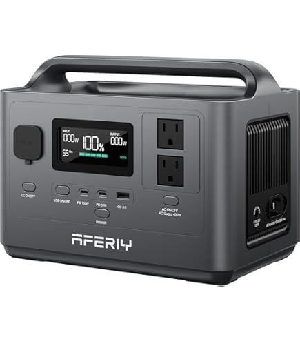 Amazon.co.jp: AFERIY P110 ポータブル電源 と 400Wソーラーパネル