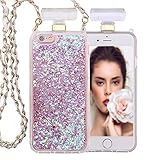 iPhone 6S / 6 Perfume Bottle Glitter Shake Star Dust Necklace Case (Pink) [並行輸入品]