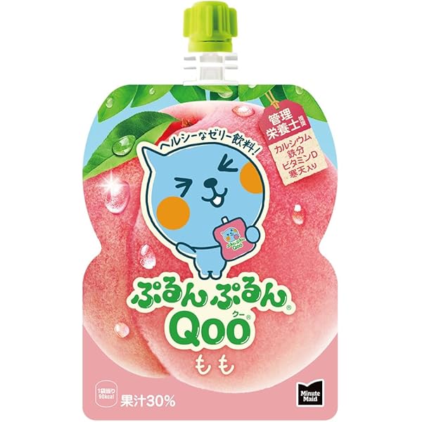 ぷるんぷるんQoo ミニッツメイド ぷるんぷるんQOO（クー）みかん 125g 凍らせても