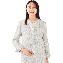 アンタイトル　ノーカラー　ツイードジャケット　スカート Amazon | [アンタイトル] ノーカラージャケット 【入卒